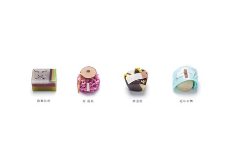 グランプリ受賞の榮太樓總本舗・青木誠治氏による創作和菓子。