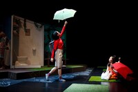 ロロ vol.14「マジカル肉じゃがファミリーツアー」ゲネプロより。（撮影：三上ナツコ）