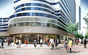 日比谷シャンテの外観イメージ。