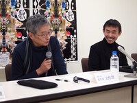 左から北村想、宮城聰。