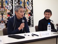 左から北村想、宮城聰。