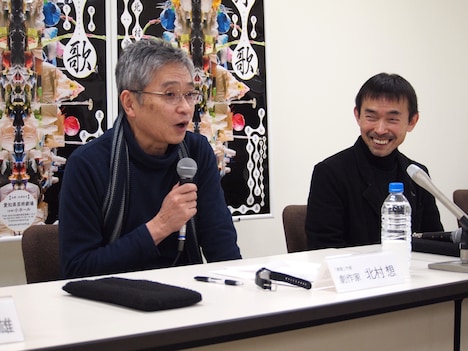 左から北村想、宮城聰。