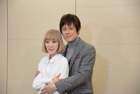 ミュージカル「マディソン郡の橋」合同取材会より、左から涼風真世、山口祐一郎。