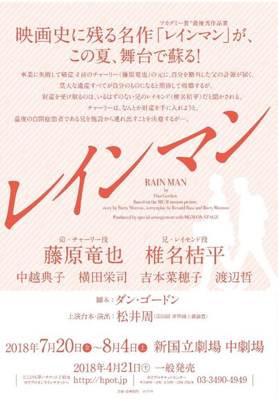 「レインマン」仮チラシ