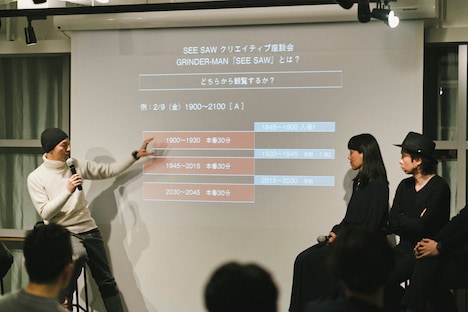 「SEE SAW クリエイティブ座談会」より。（撮影：小林昂祐 / indoorbooks）
