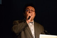 「佐藤佐吉大演劇祭2018in北区」実行委員長の北川大輔。