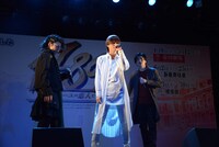 ミュージカル「1789 -バスティーユの恋人たち-」製作発表より、左から上原理生、三浦涼介、渡辺大輔。