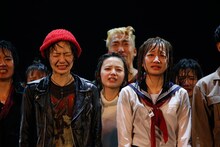 劇団4ドル50セント旗揚げ本公演「新しき国」ゲネプロより。