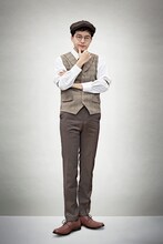 伊藤裕一演じる丹羽記者。