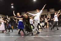 ミュージカル「メリー・ポピンズ」稽古公開より。