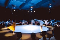 ままごと「わが星」より。（Photo by Hideaki Hamada）