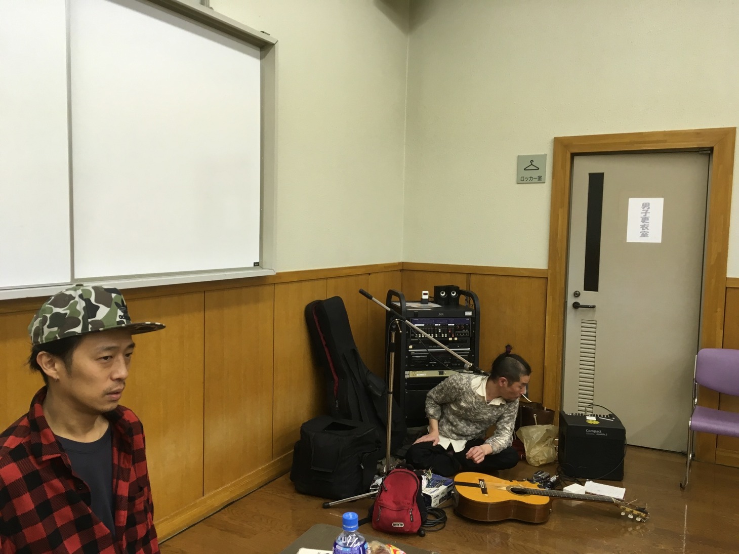 稽古の様子。