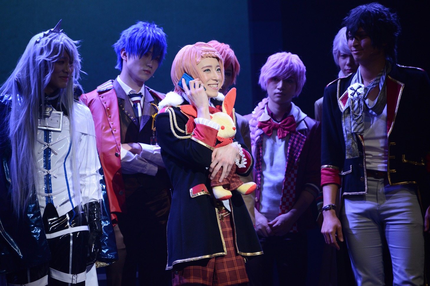 「アイ★チュウ ザ・ステージ ～Stairway to Etoile 2018～」公開ゲネプロより、丸目聖人演じる湊奏多。