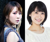 左からMay'n、唯月ふうか。