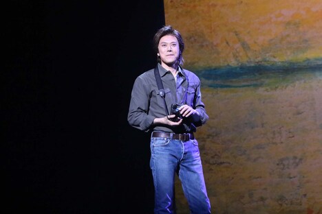 ミュージカル「マディソン郡の橋」ゲネプロより、山口祐一郎。