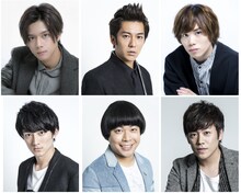 上段左から石原壮馬、岩田玲、太田将熙。下段左から株元英彰、城築創、長尾卓也。