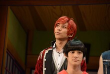 舞台「おそ松さん on STAGE ～SIX MEN'S SHOW TIME 2～」囲み取材より、おそ松（F6）役の井澤勇貴。