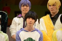 舞台「おそ松さん on STAGE ～SIX MEN'S SHOW TIME 2～」囲み取材より、一松役の北村諒。