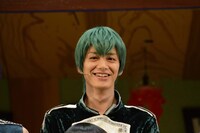 舞台「おそ松さん on STAGE ～SIX MEN'S SHOW TIME 2～」囲み取材より、チョロ松（F6）役の小野健斗。