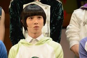 舞台「おそ松さん on STAGE ~SIX MEN'S SHOW TIME 2~」囲み取材より、チョロ松役の植田圭輔。