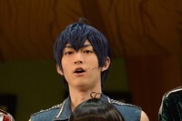 舞台「おそ松さん on STAGE ～SIX MEN'S SHOW TIME 2～」囲み取材より、カラ松（F6）役の和田雅成。