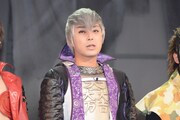 石田三成役の沖野晃司。