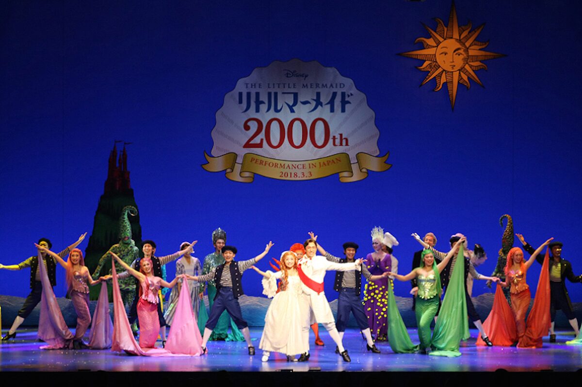 劇団四季 リトルマーメイド が日本公演00回達成 ステージナタリー