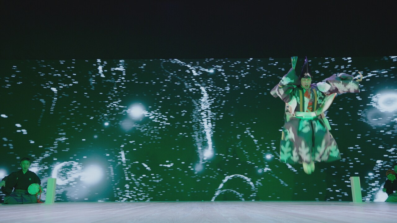 野村萬斎×真鍋大度「三番叟FORM II」NHK Eテレで放送