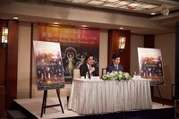 「世界バレエフェスティバル」記者会見より。（Photo by Mizuho Hasegawa）