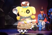 「KAWAII KABUKI～ハローキティ一座の桃太郎～」公開ゲネプロより、ポムポムプリン。