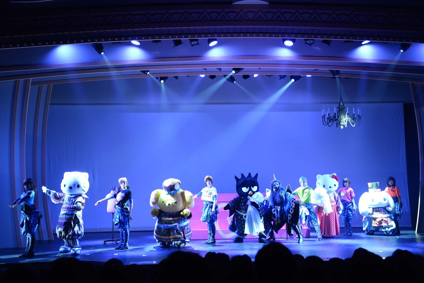 「KAWAII KABUKI～ハローキティ一座の桃太郎～」公開ゲネプロより。