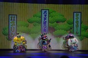 「KAWAII KABUKI～ハローキティ一座の桃太郎～」公開ゲネプロより。