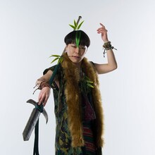 原勇弥扮する可児才蔵。