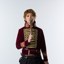 鎌苅健太扮する高杉晋作。