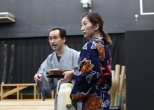 兵庫県立ピッコロ劇団 第61回公演「蒲団と達磨」稽古より。