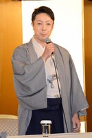 「松竹大歌舞伎」東コース製作発表より。尾上菊之助。