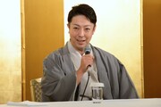 「松竹大歌舞伎」東コース製作発表より。尾上菊之助。