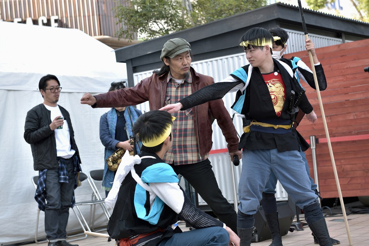 近藤良平、「東京キャラバン in 豊田」プレイベントで市民と交流