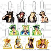 「Live Musical『SHOW BY ROCK!!』～THE FES II-Thousand XVII～」より、トレーディングアクリルキーホルダーのサンプル。
