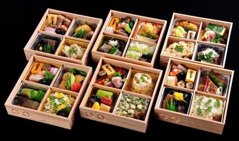 陶箱松花堂弁当のイメージ。