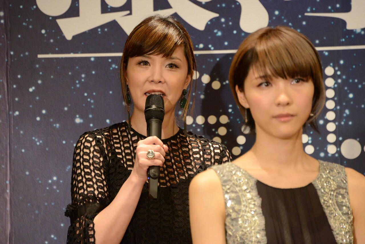 矢沢洋子（左） - 舞台「銀河鉄道999」ビジュアルや主題歌披露