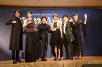 「銀河鉄道999 40周年記念作品 舞台『銀河鉄道999』～GALAXY OPERA～」制作発表記者会見より。