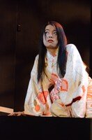 「白痴」ゲネプロより。熊手萌演じるサヨ。