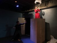 2017年上演の五反田団「あの人＆あの人」より。