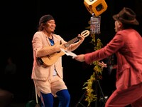 「近藤良平（コンドルズ）×永積崇（ハナレグミ）『great journey 2nd』」より。（撮影：菅原康太）