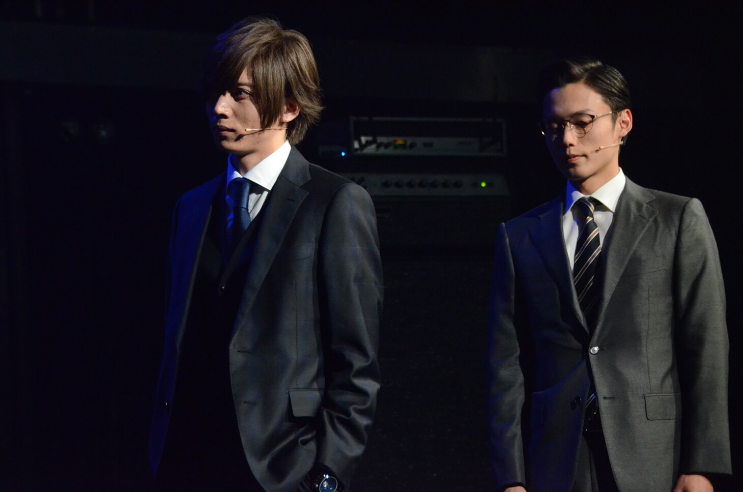 御茶ノ水ロック-THE LIVE STAGE-」ゲネプロより。染谷俊之演じる片山亮