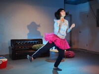 中林舞ソロ企画 Vol.0 一人芝居「HAMARU」ゲネプロより。