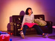 中林舞ソロ企画 Vol.0 一人芝居「HAMARU」ゲネプロより。