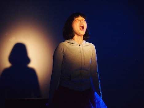 中林舞ソロ企画 Vol.0 一人芝居「HAMARU」ゲネプロより。