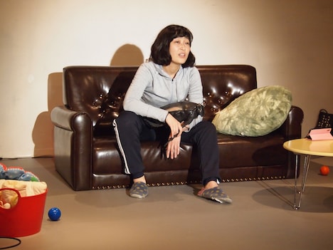 中林舞ソロ企画 Vol.0 一人芝居「HAMARU」ゲネプロより。